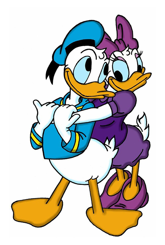 Donald Duck and Daisy Duck